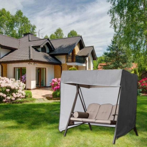 Penutup untuk ayunan Hollywood, 3 tempat duduk, tahan angin, tahan lama, 220x125x170 cm Ref: 1377